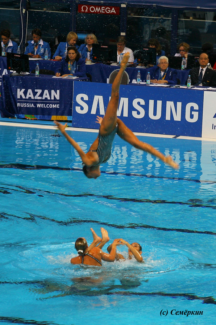 Сборная США. Синхронное плавание. Чемпионат мира ФИНА по водным видам спорта 2015 года в Казани. 