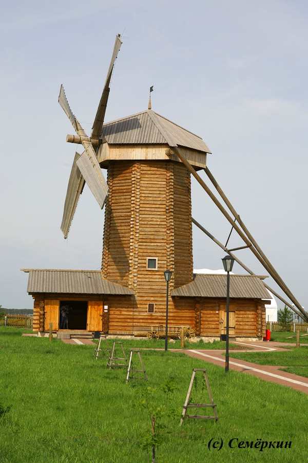 Древний город Болгар - Музей хлеба - Ветряная мельница
