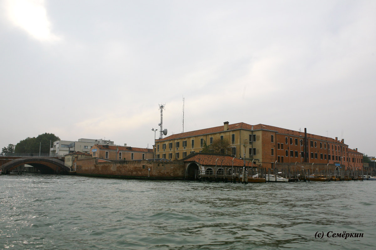 Венеция  гранд канал жд-мост