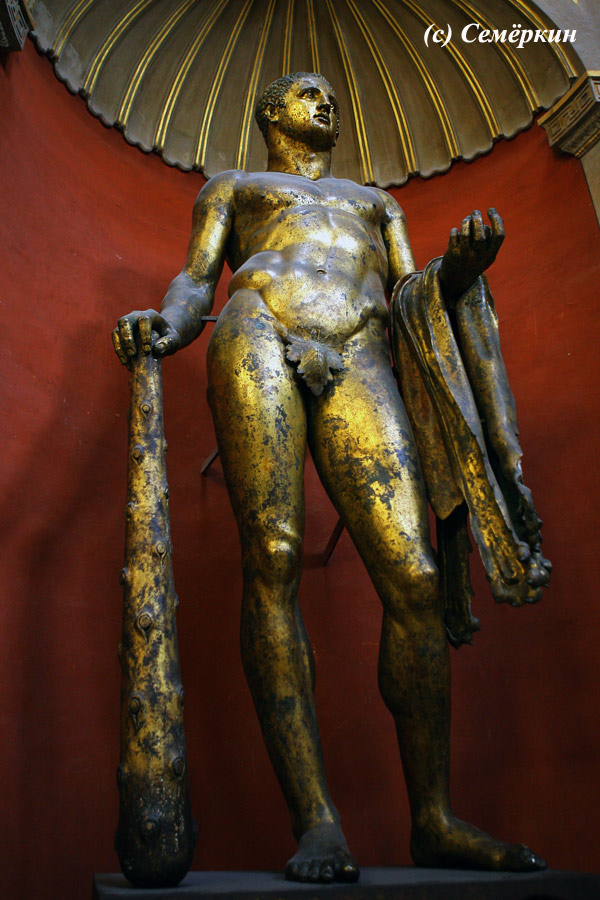 Рим - музеи Ватикана - Колоссальная бронзовая статуя Геракла