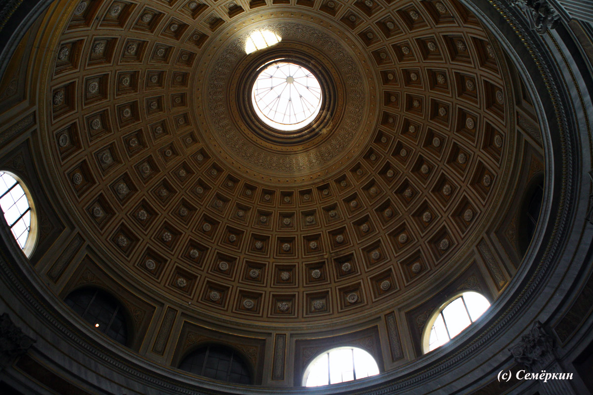 Рим - музеи Ватикана - купол