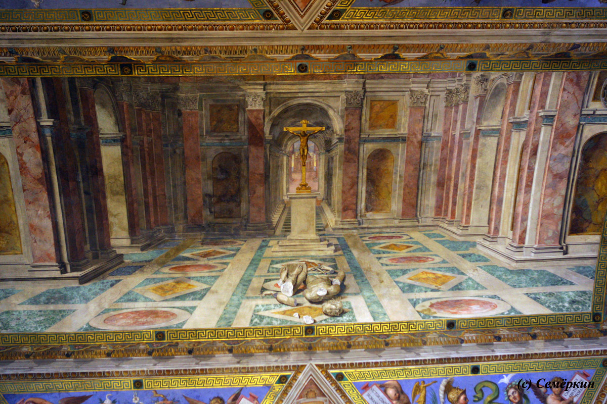 Рим - музеи Ватикана - Триумф христианской религии над язычеством