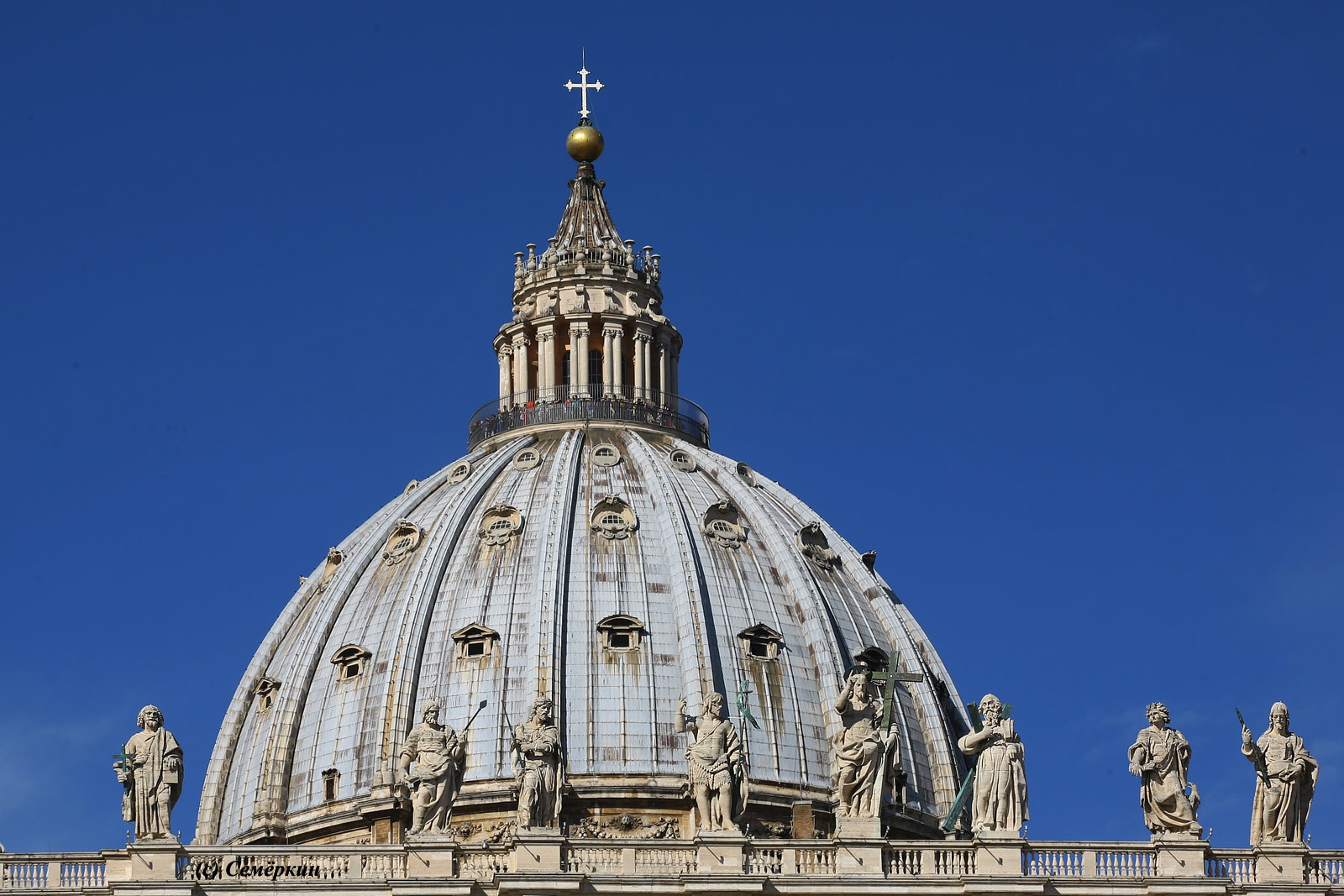 Рим  собор Святого Петра - купол Микеланджело