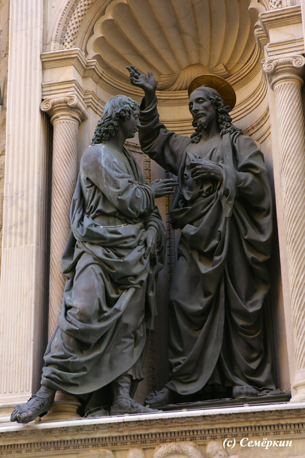Флоренция - Христос и Фома неверующий
