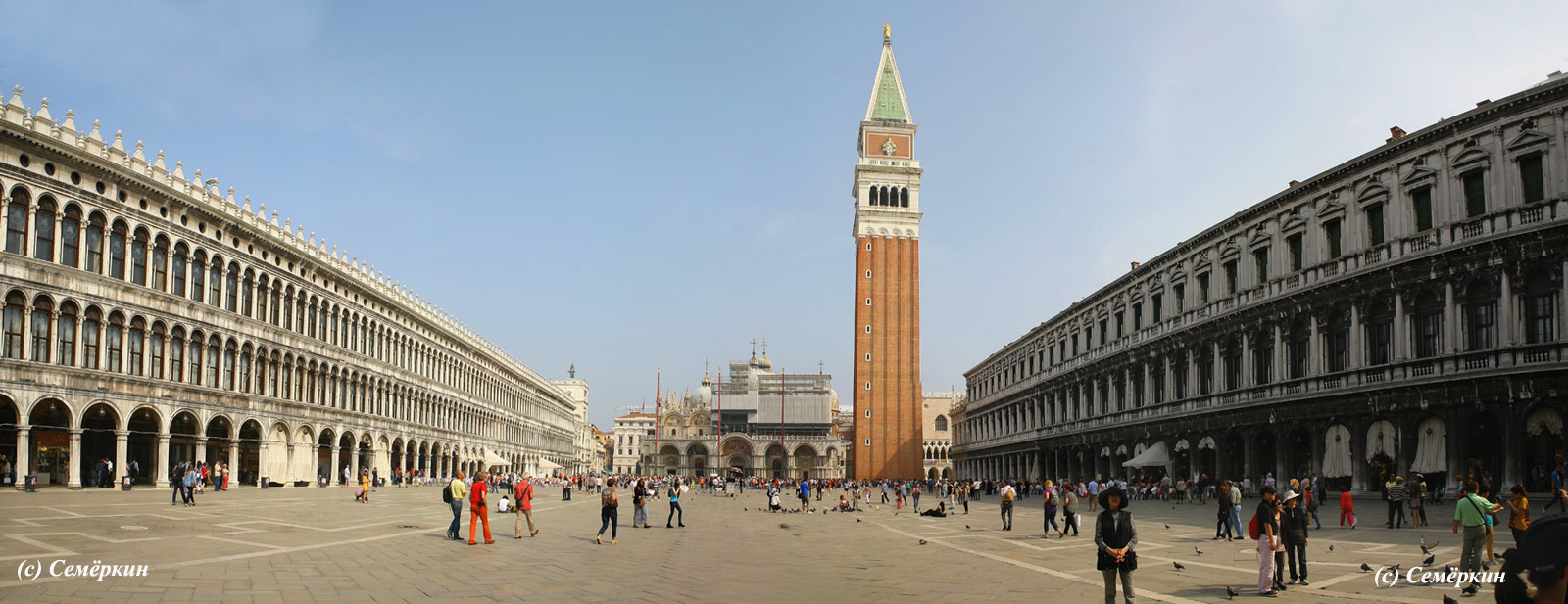 Венеция - Панорама площади Сан-Марко