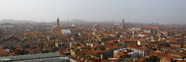 Венеция - панорама с колокольни Сан Марко