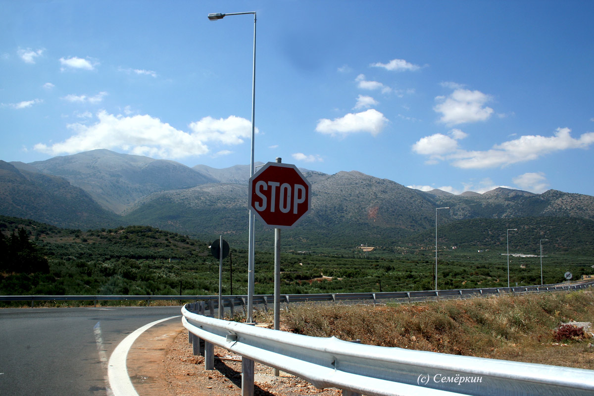 Крит, дорога к плоскогорью Лассити