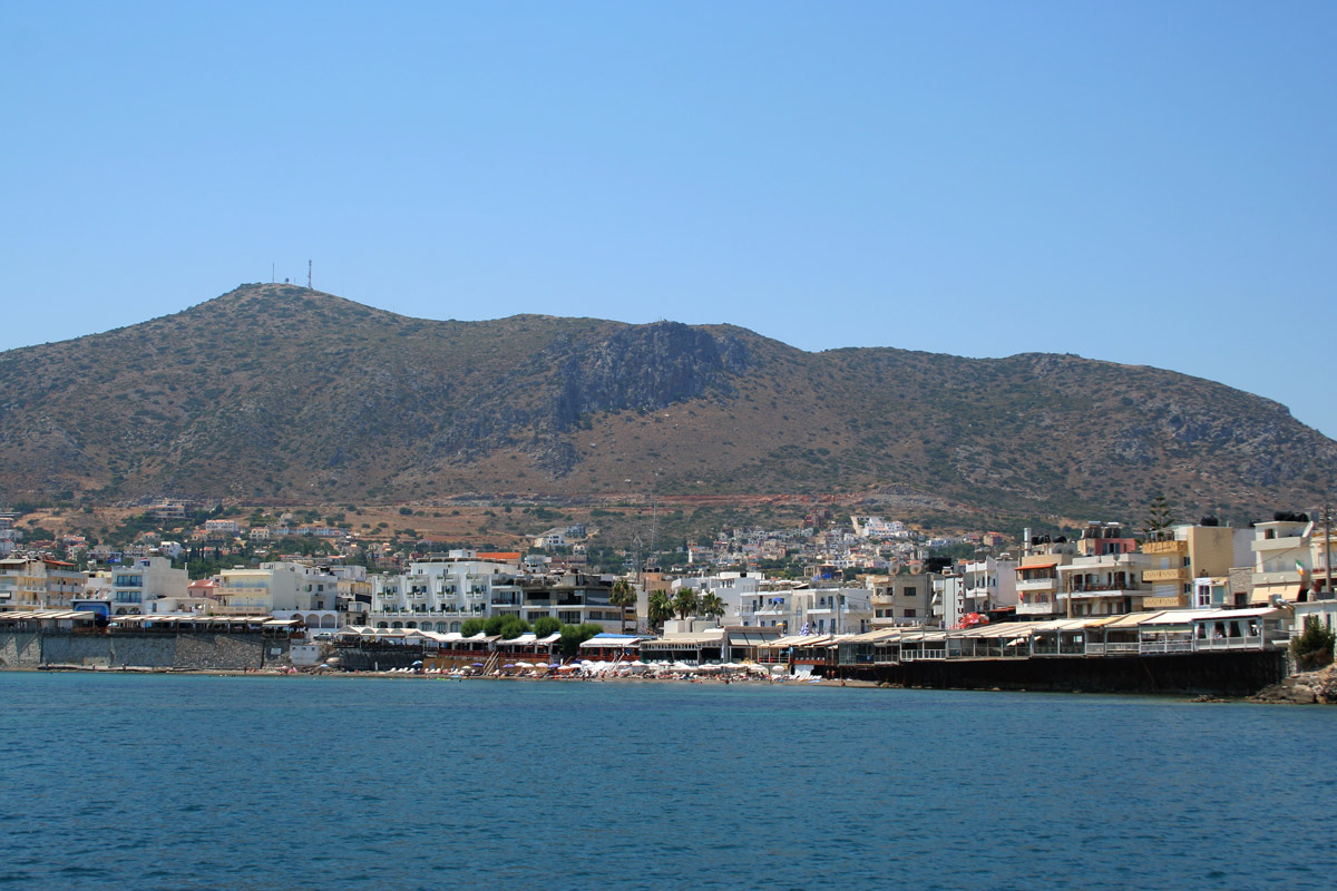 Крит - вид на Херсониссос с моря