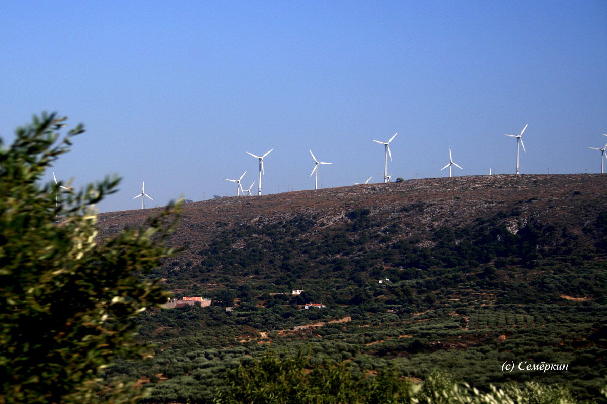 ветряки на Крите