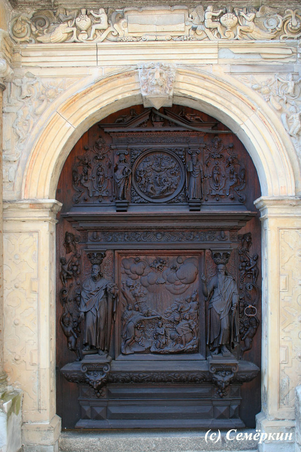 Замок Фредериксборг - дверь